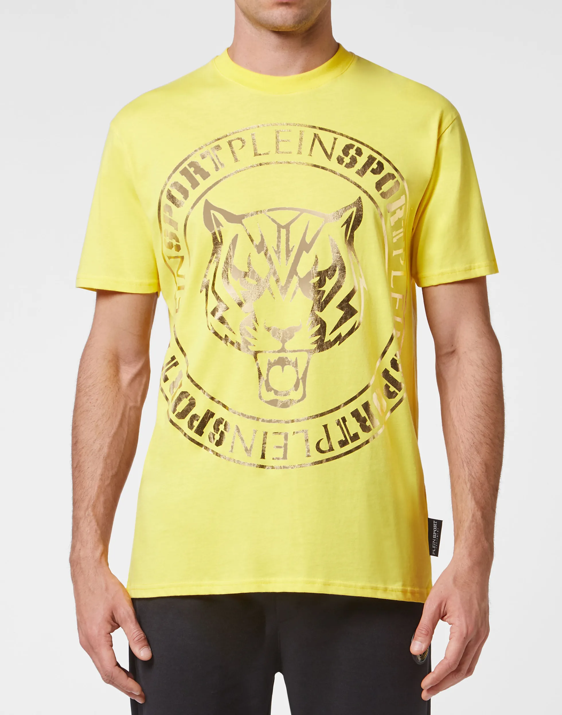 Men Plein Sport T-Shirt Round Neck Ss Tiger