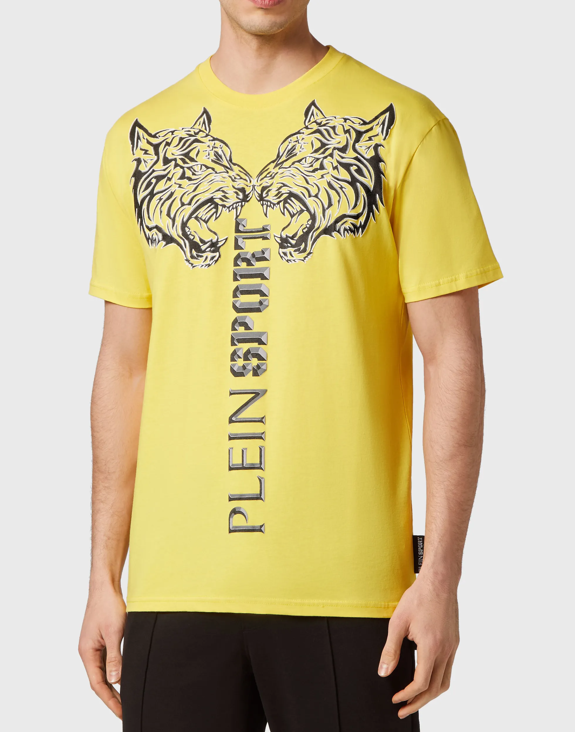 Men Plein Sport T-Shirt Round Neck Ss Tiger