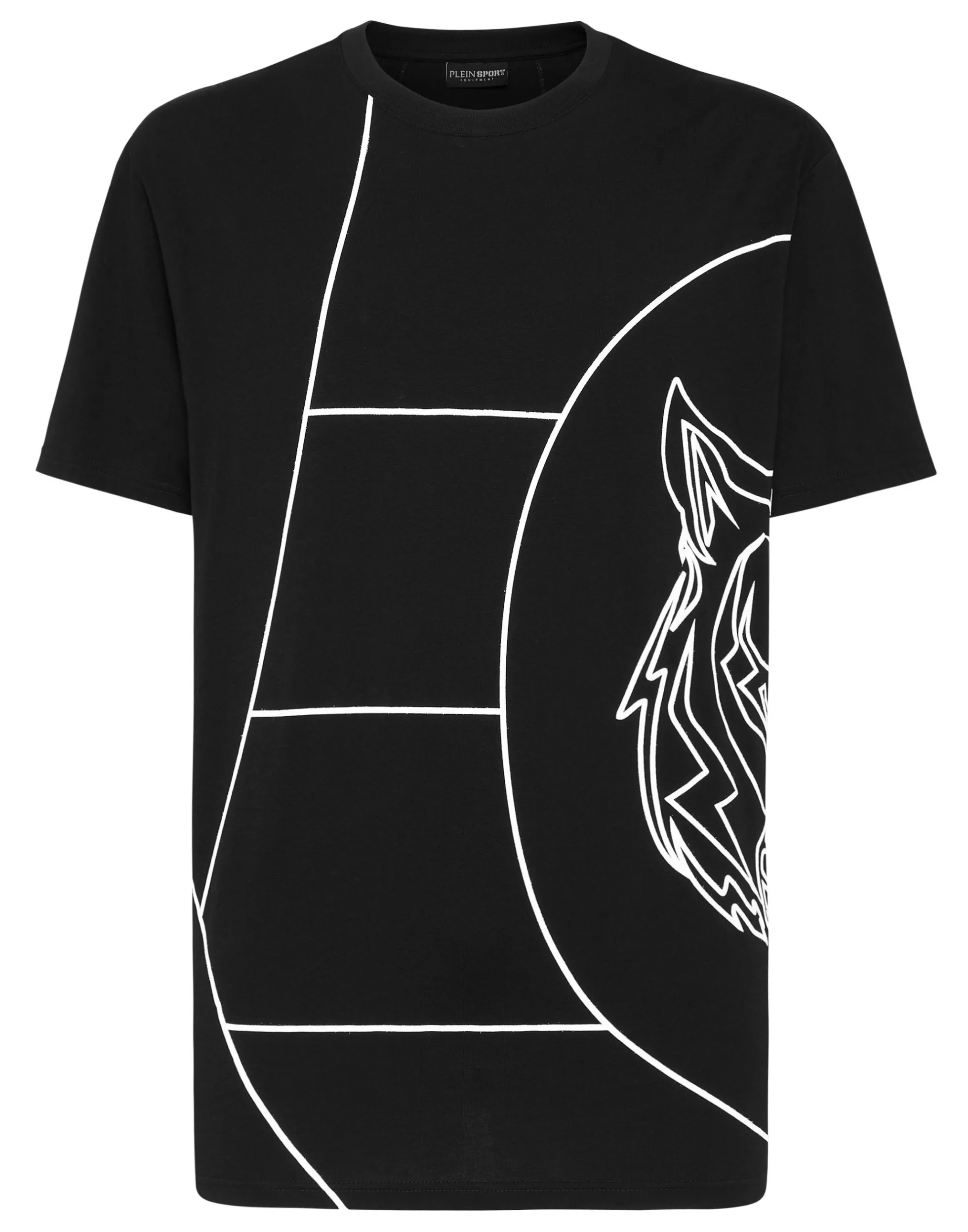 Men Plein Sport T-Shirt Round Neck Ss Tiger Court Edition