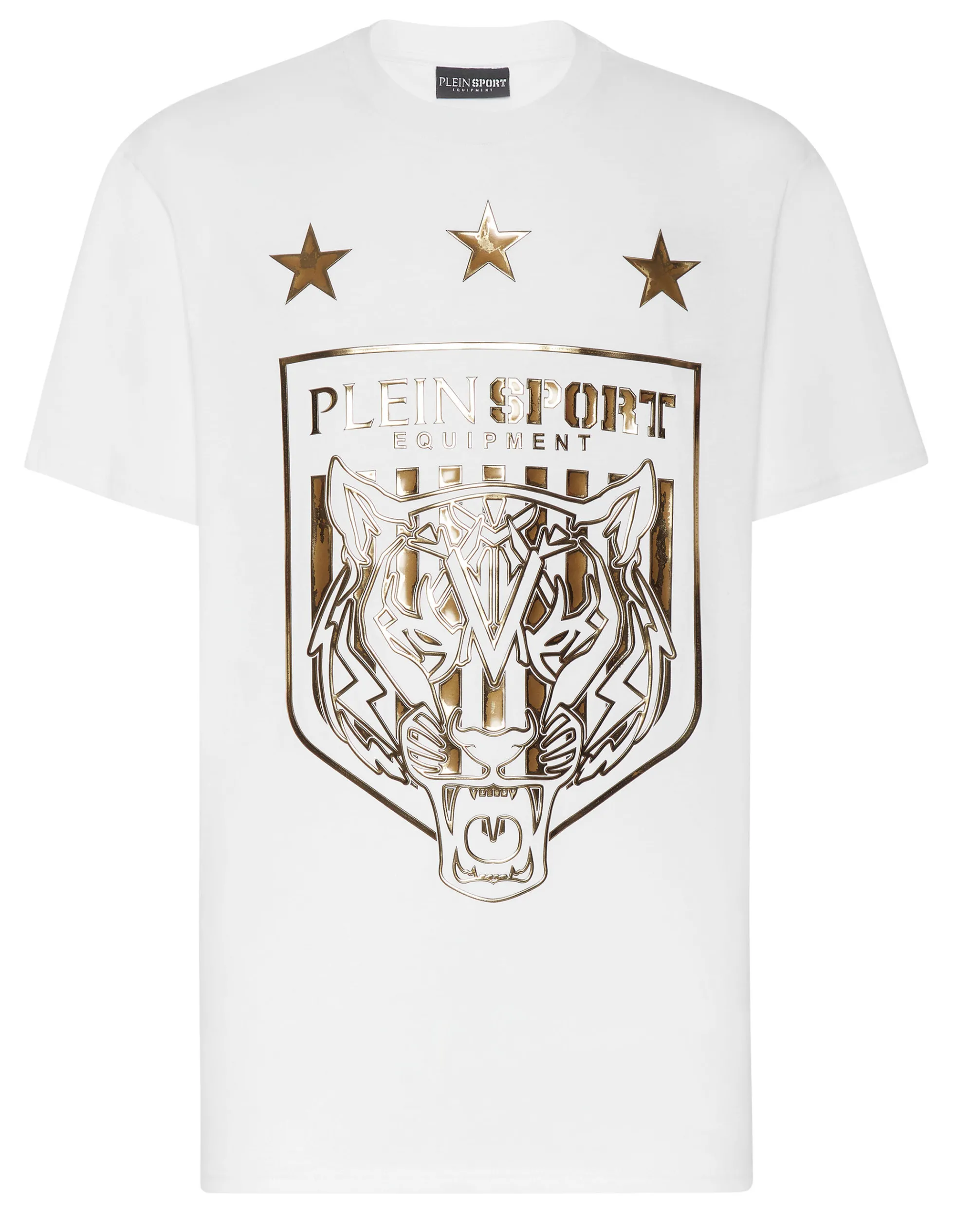 Men Plein Sport T-Shirt Round Neck Ss Tiger Crest Edition