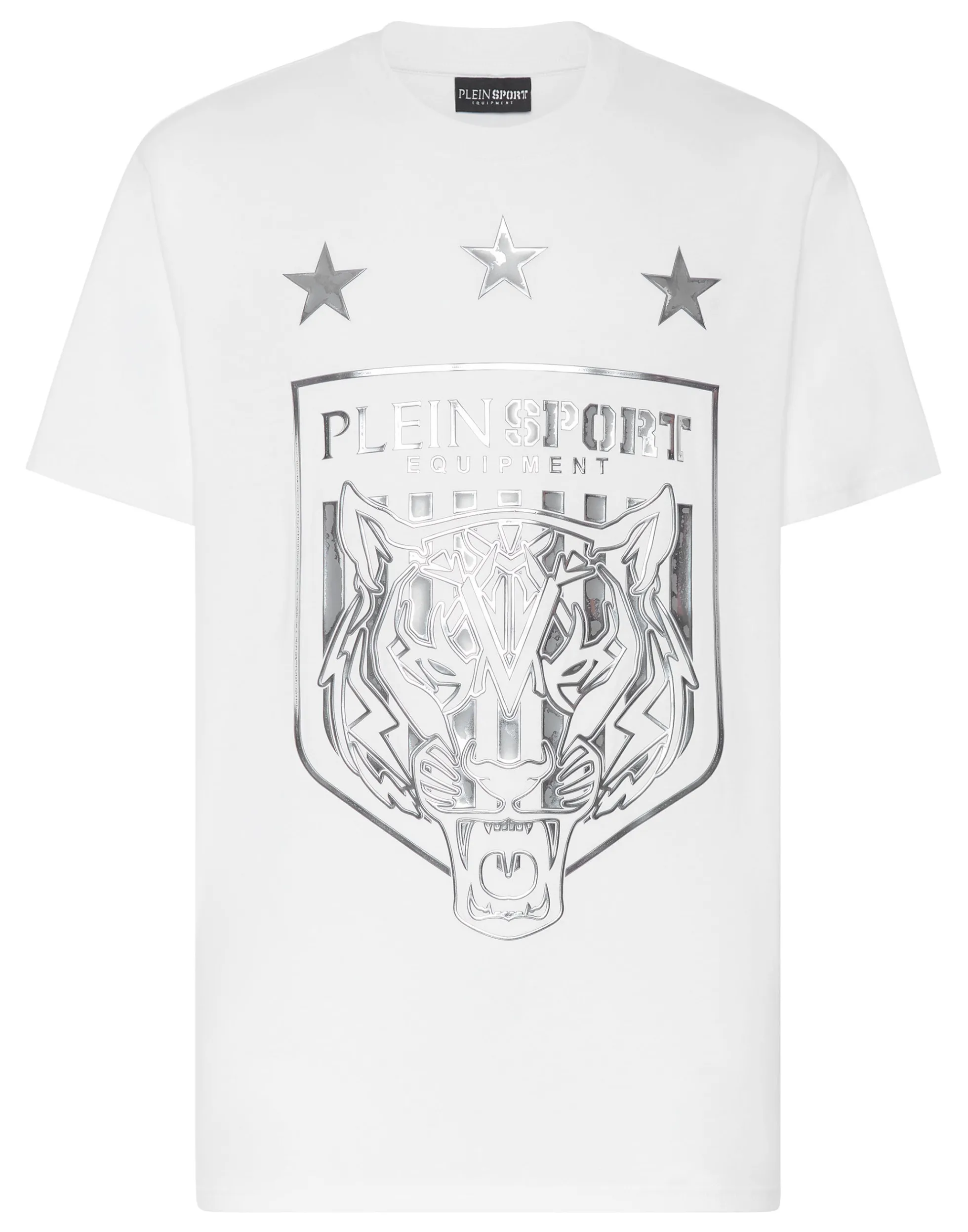 Men Plein Sport T-Shirt Round Neck Ss Tiger Crest Edition