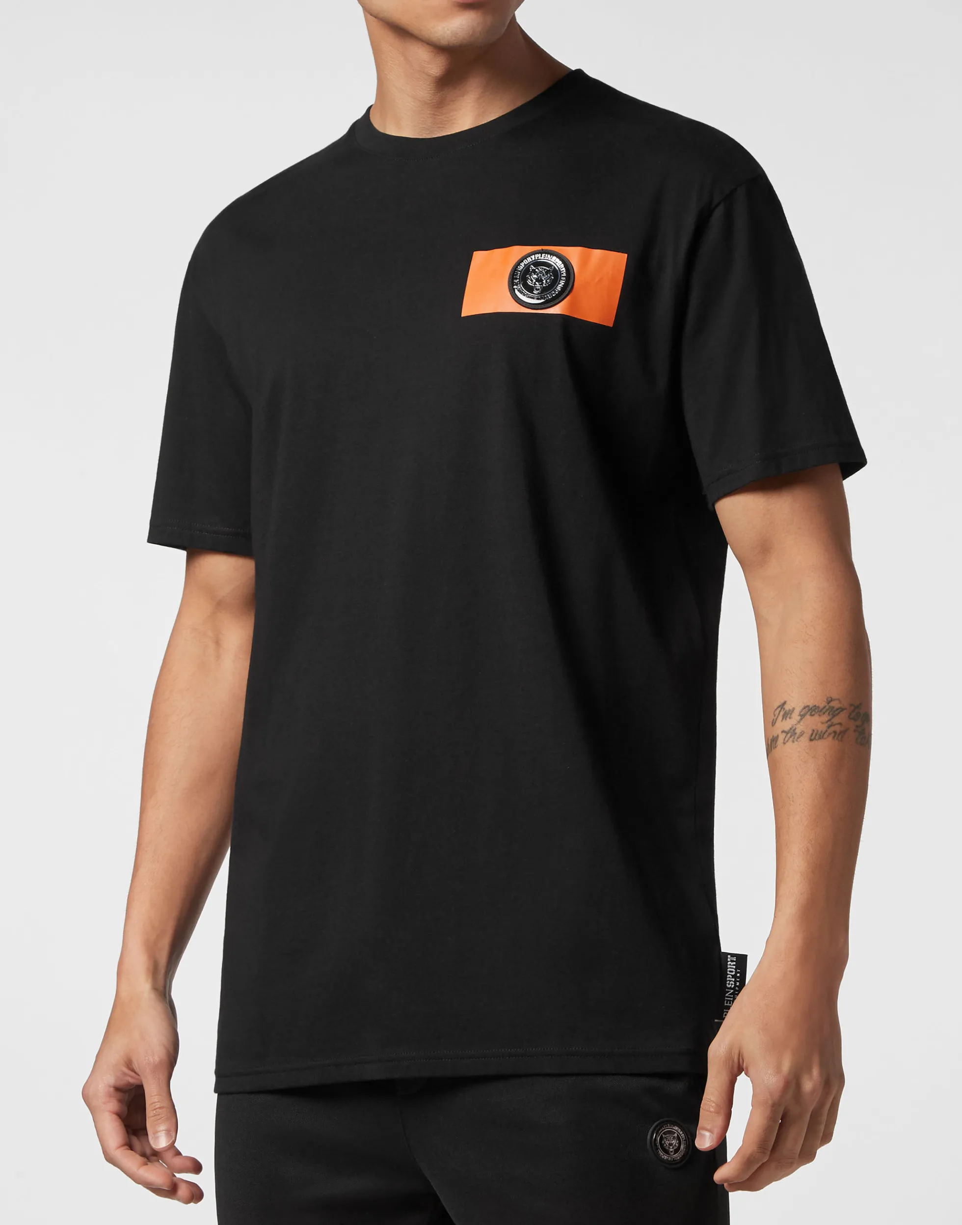 Men Plein Sport T-Shirt Round Neck Ss Tiger Crest Edition